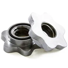 1 Inch Metal Spinlock Collars - Chrome