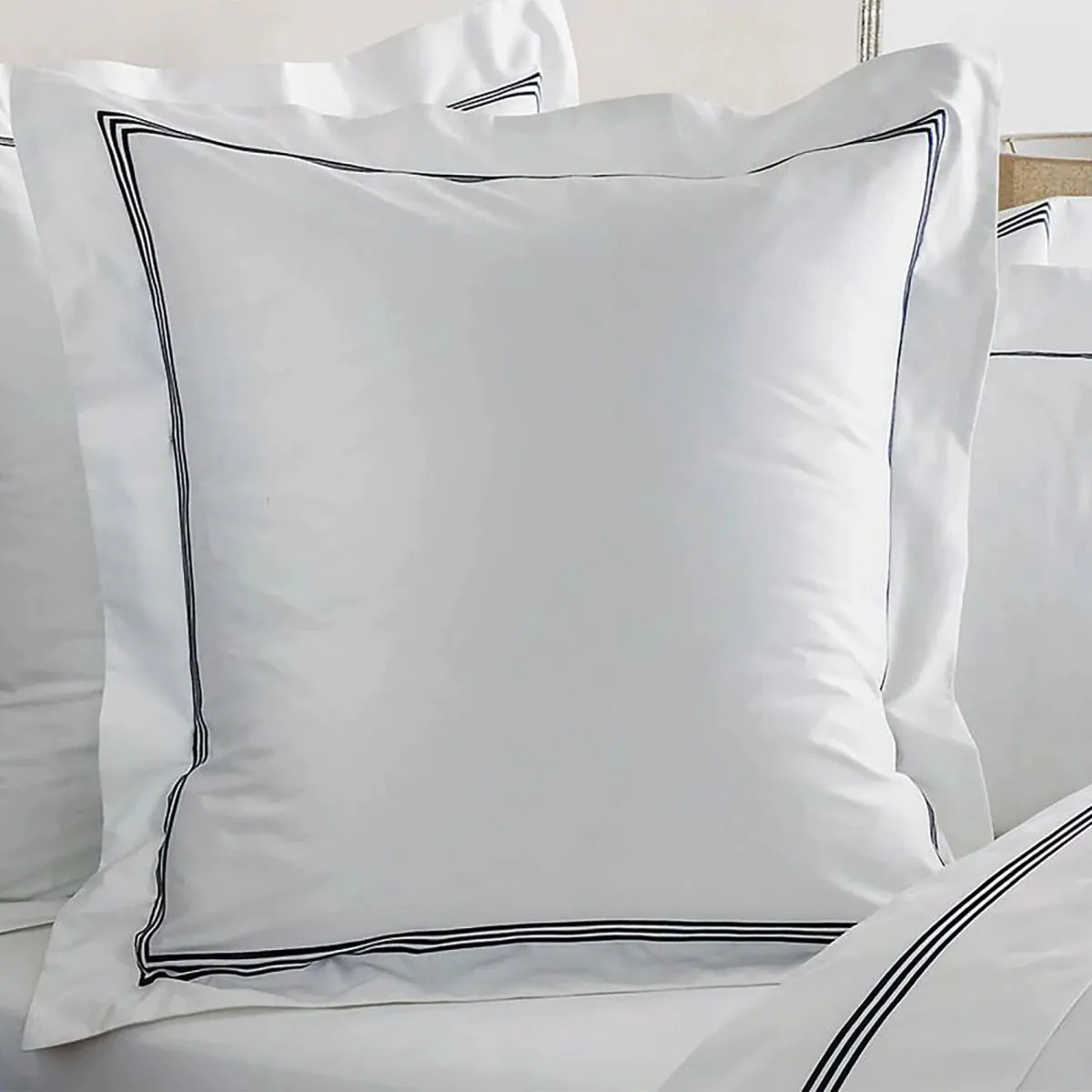 1200tc Palais Midnight European Pillowcase by Sheridan