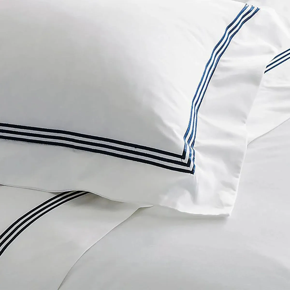 1200tc Palais Midnight European Pillowcase by Sheridan