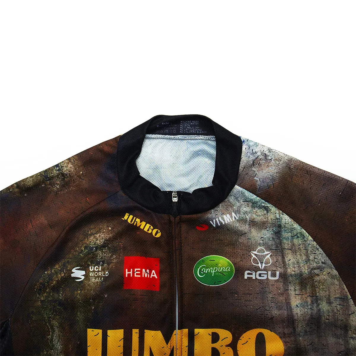 2023 Team JUMBO VISMA Cycling Jersey Set 19D Bike Shorts Set MTB Ropa Ciclismo Mens Short Sleeve Bicycle Shirts Maillot Clothing