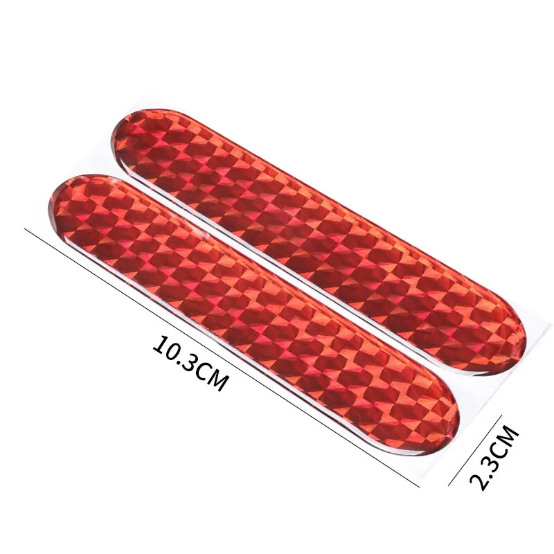 2pcs Car Door Sticker Decal Warning Tape Car