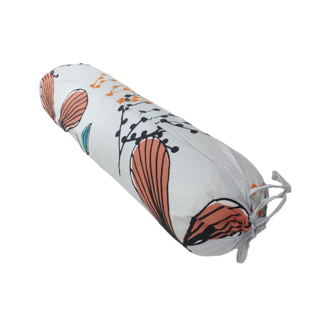 3PC Bedsheet Set (King)| 100% Cotton (Design 6) Printed White