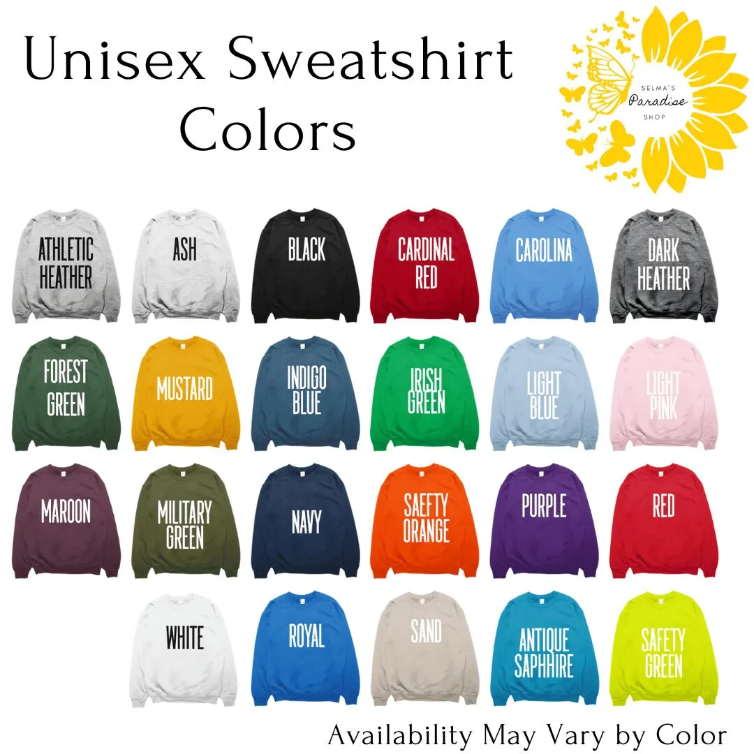 Amazing Embroidered Sweatshirt, Personalized Sweatshirt, Embroidered Crew neck, Custom Embroidered Sweatshirt, Unisex Sweatshirt, Custom