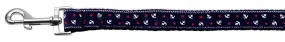Anchors Nylon Ribbon Leash Blue 1 inch wide 4ft Long