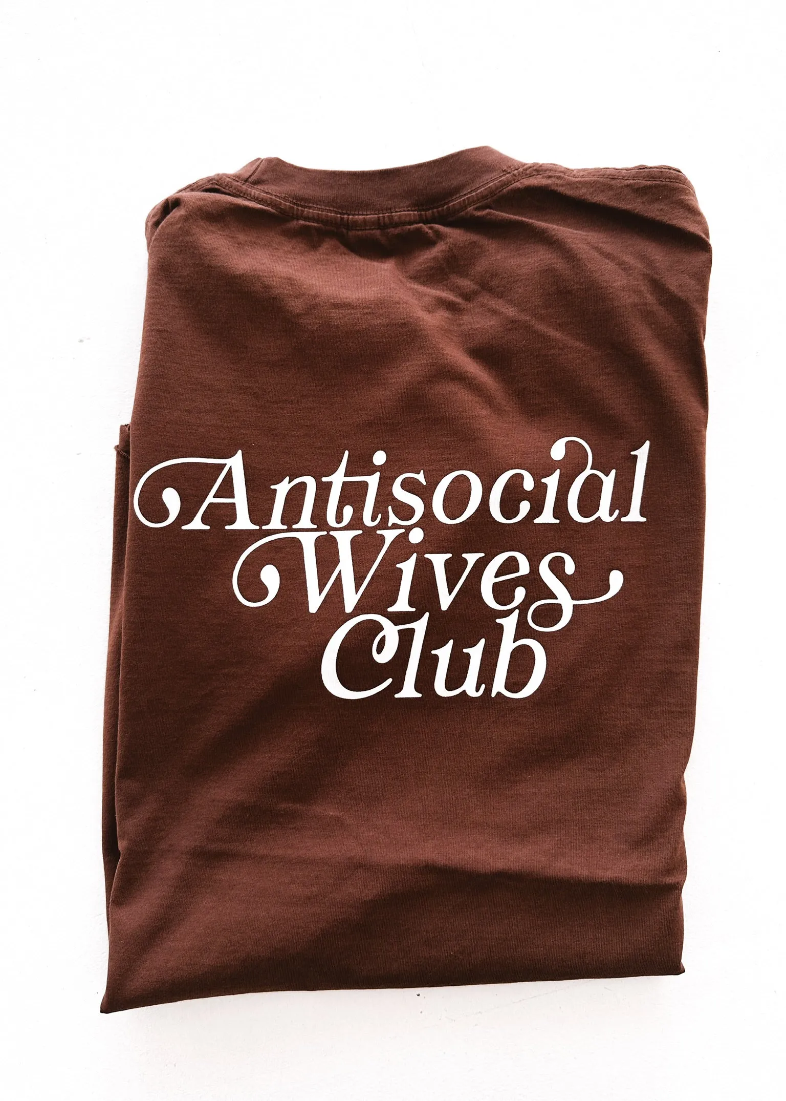 ANTISOCIAL WIVES CLUB SIDE SLIT TEE