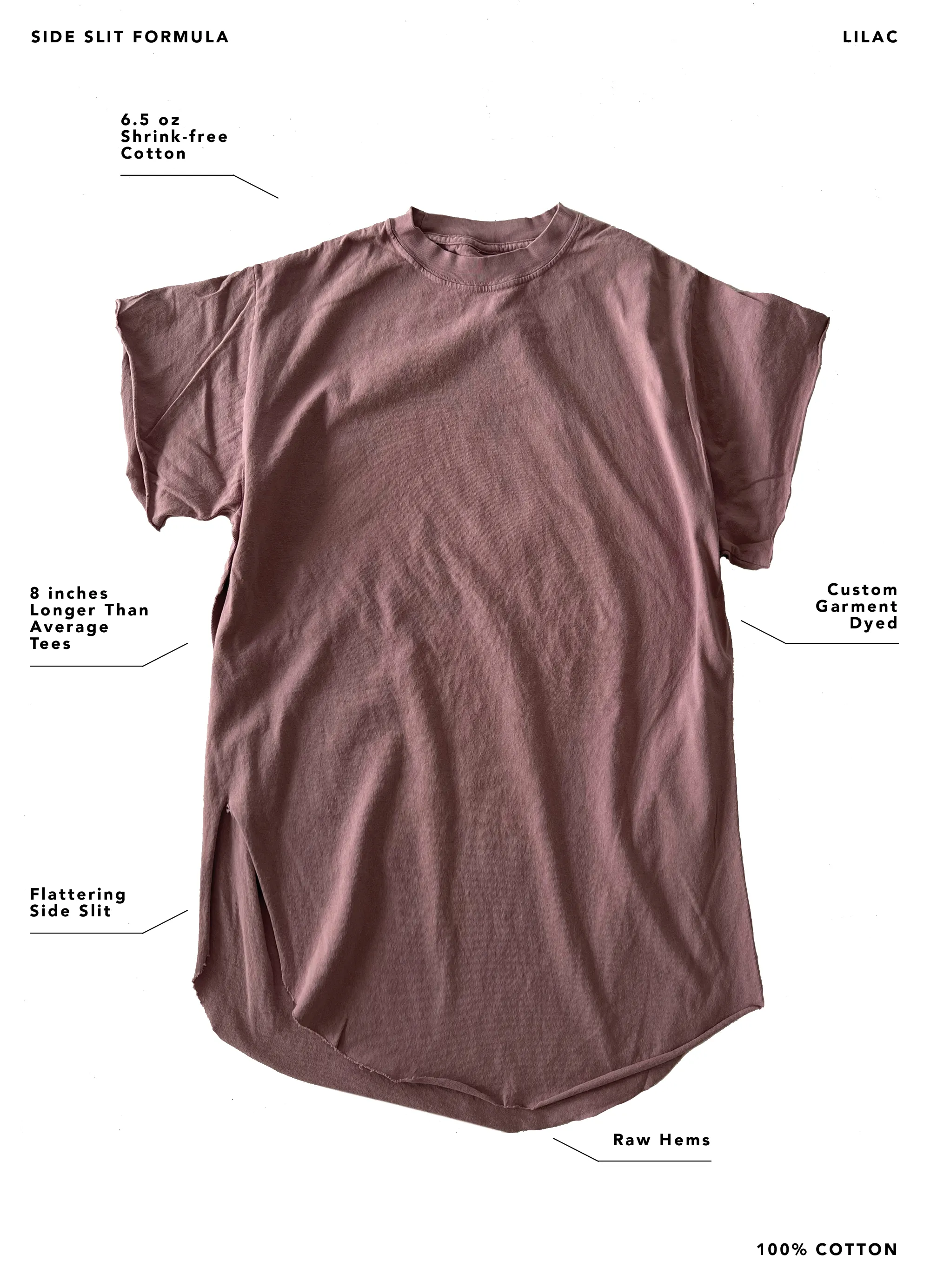 AREA 51 SIDE SLIT TEE