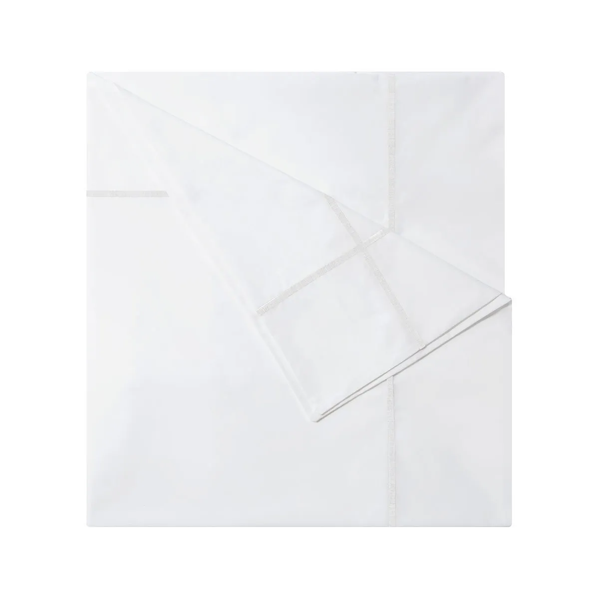 Athena Blanc Organic Cotton Bedding by Yves Delorme