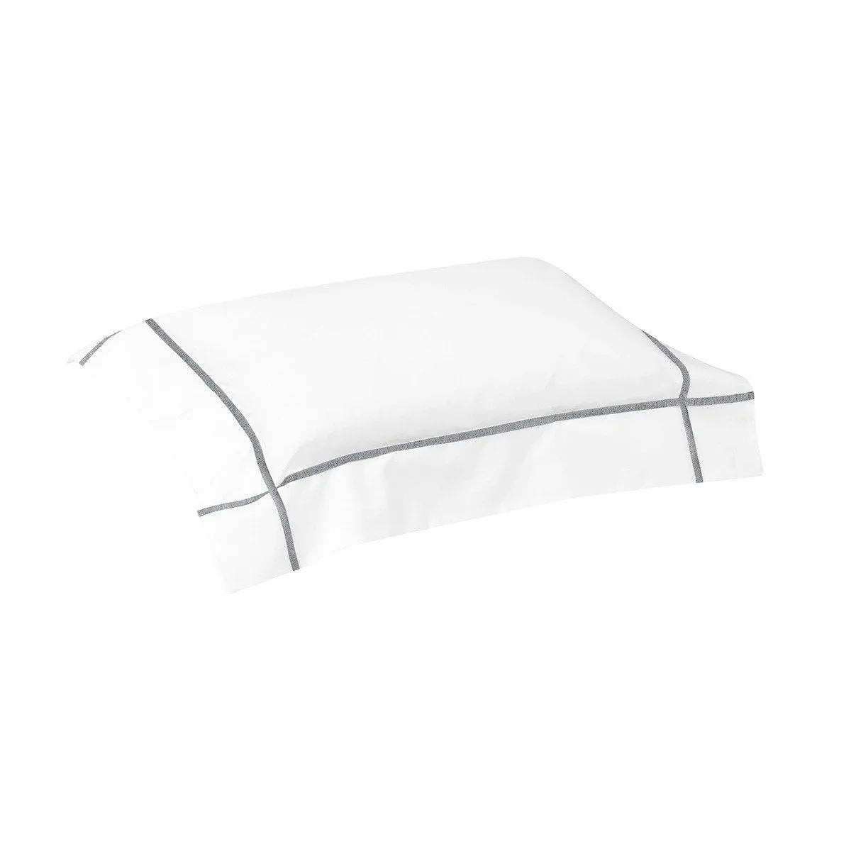 Athena Silver Organic Cotton Bedding by Yves Delorme