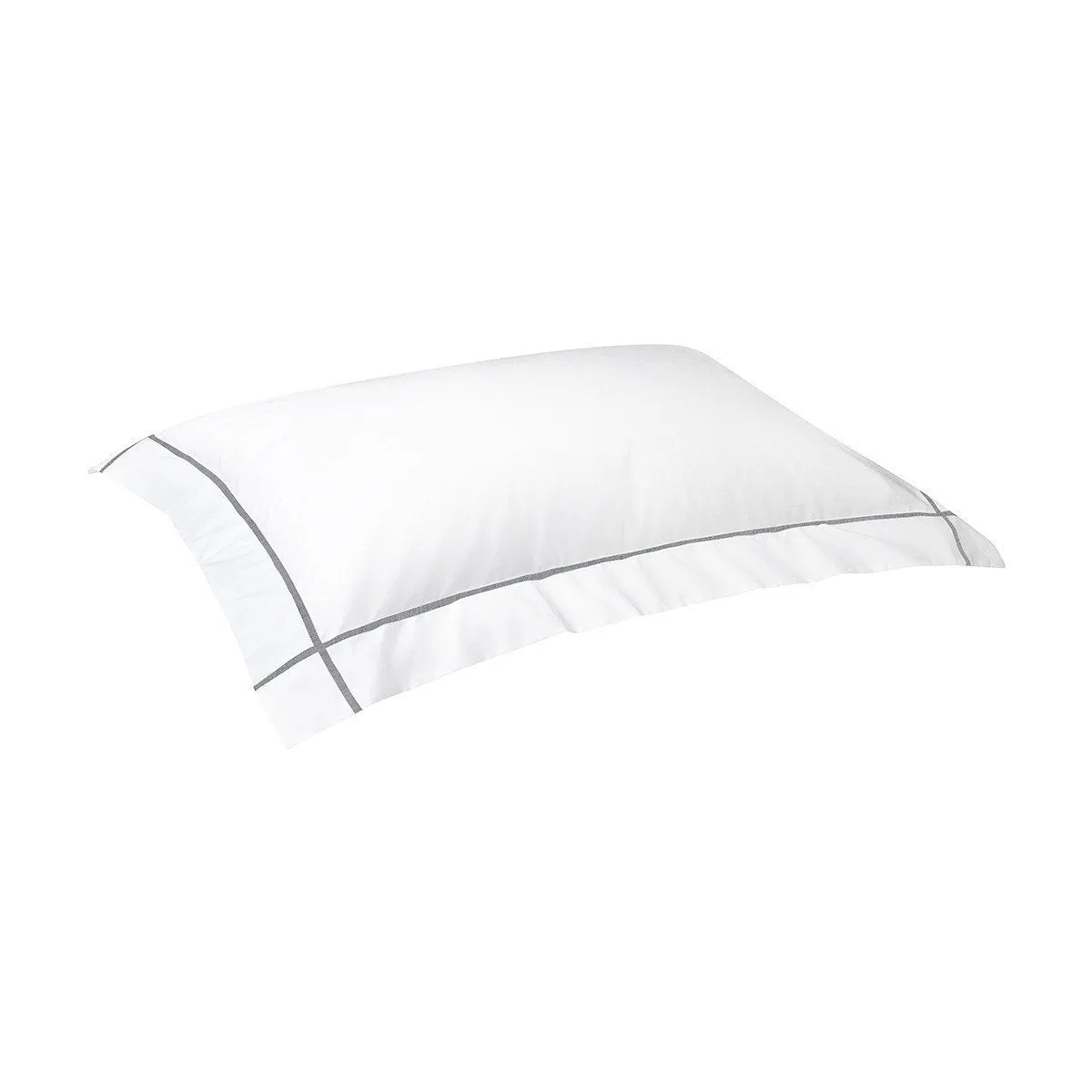 Athena Silver Organic Cotton Bedding by Yves Delorme