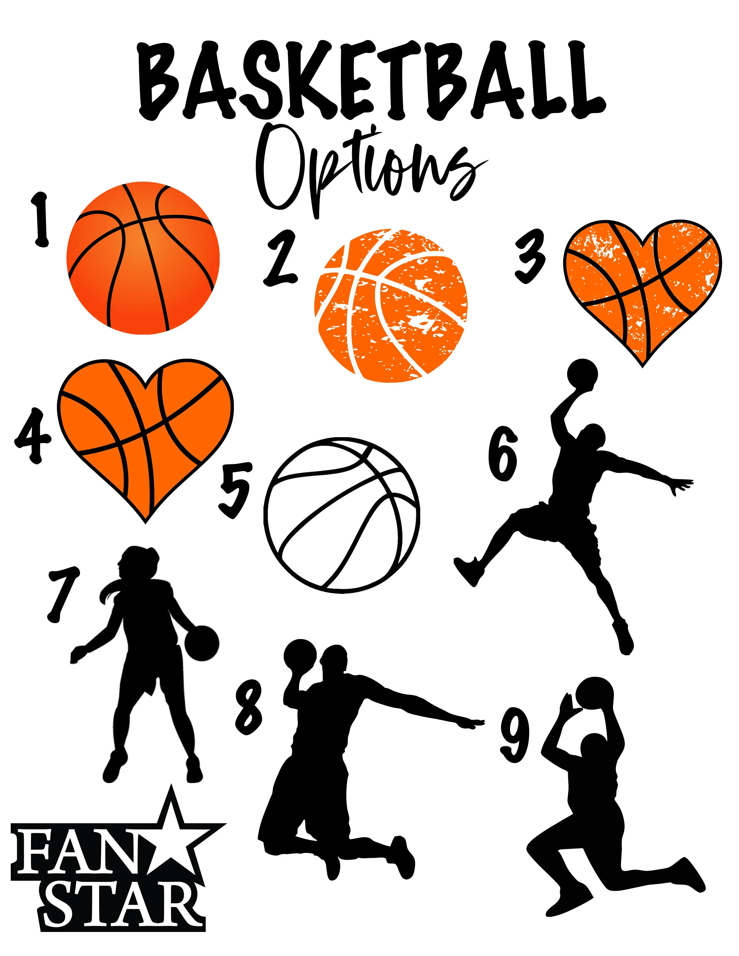 BASKETBALL Slides (Single Ball) - Customize with Your Name and/or Number