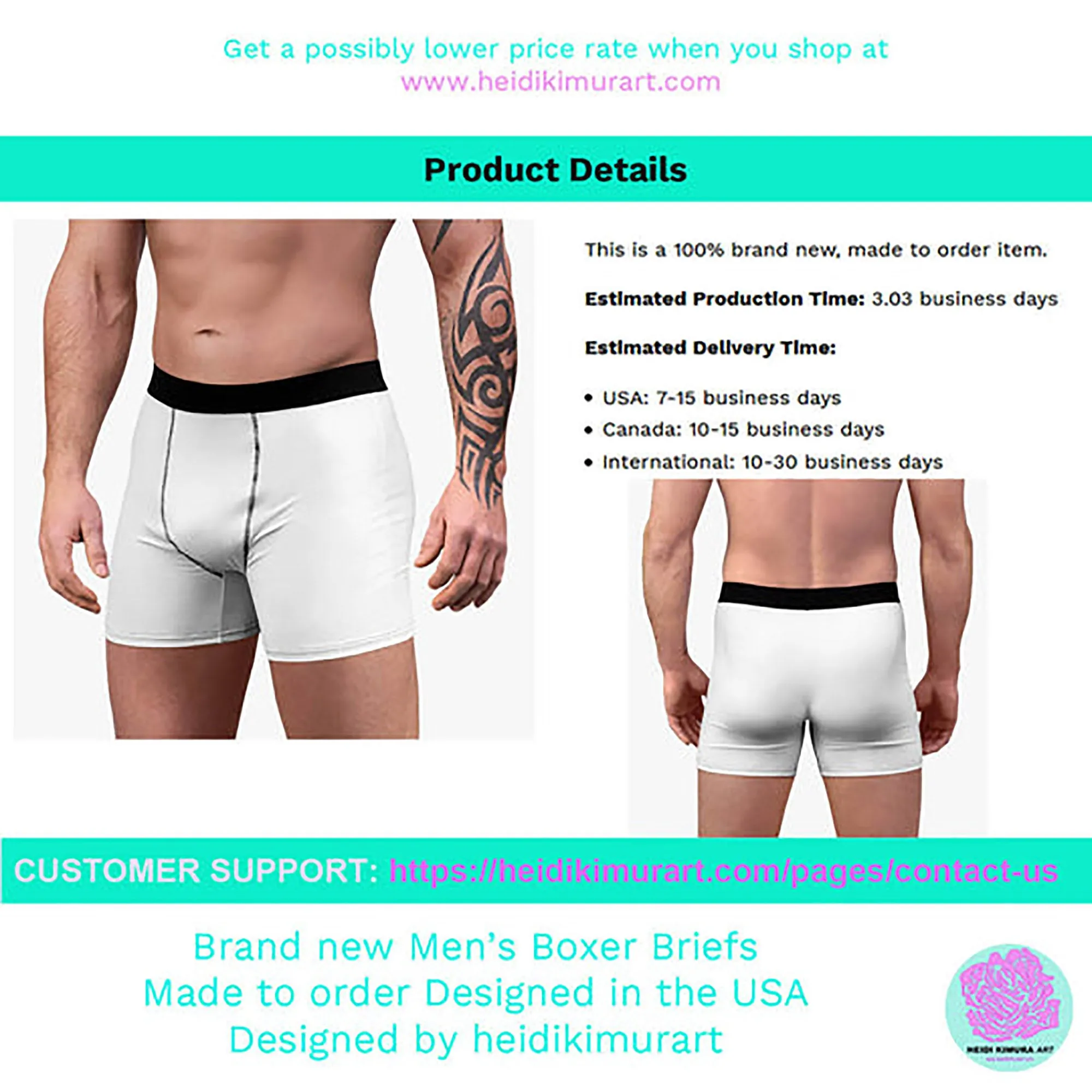 Black Striped Men's Underwear, Vertical Striped Best Men's Boxer Briefs Underwear (US Size: XS-3XL)