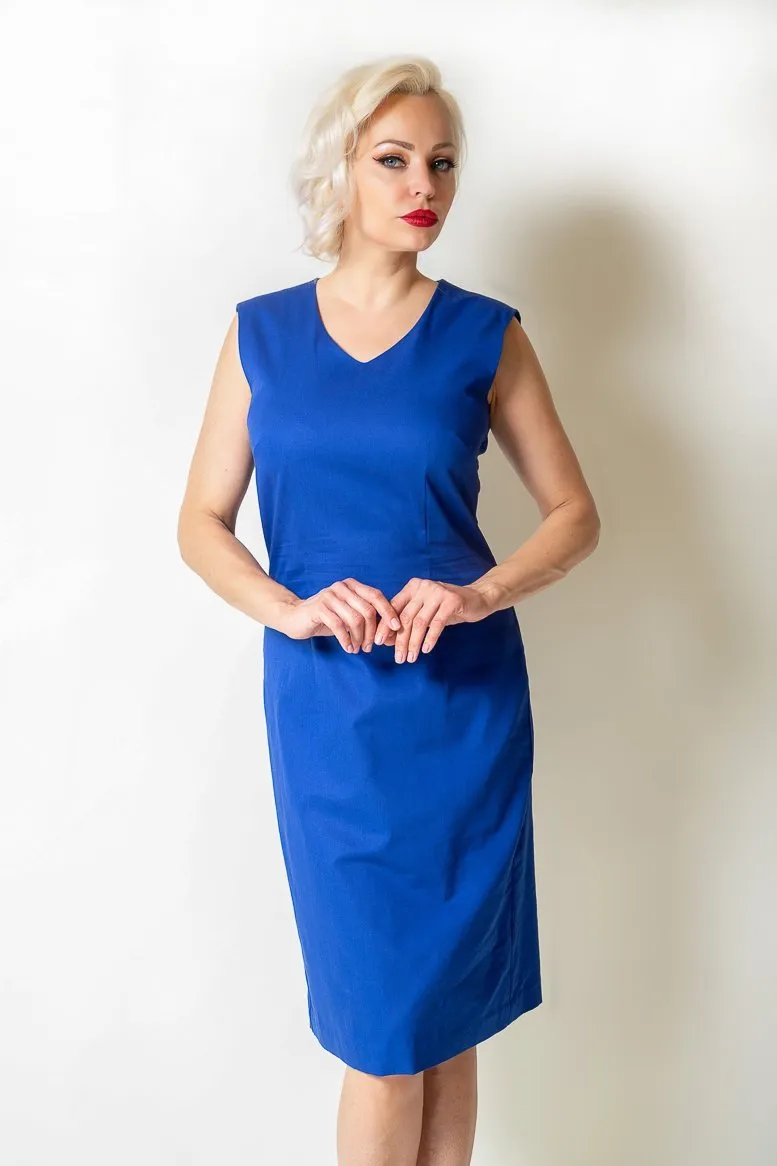 Blue Cotton Dress