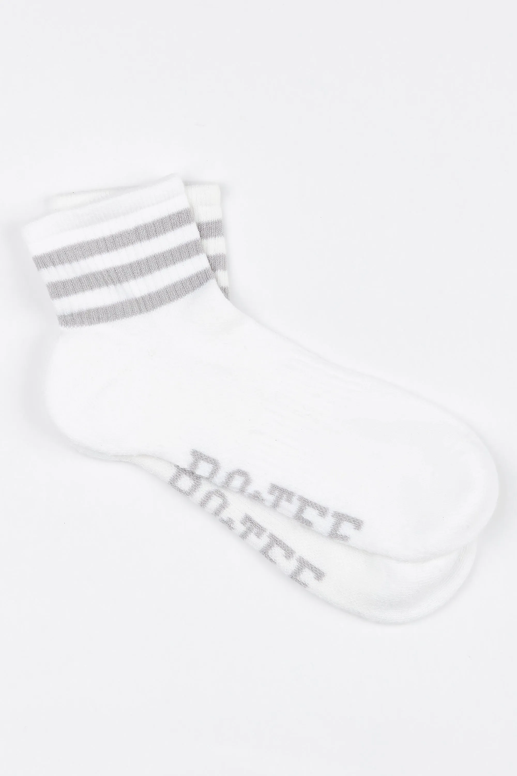 Branded Quarter Crew Sock Multipack in Multi