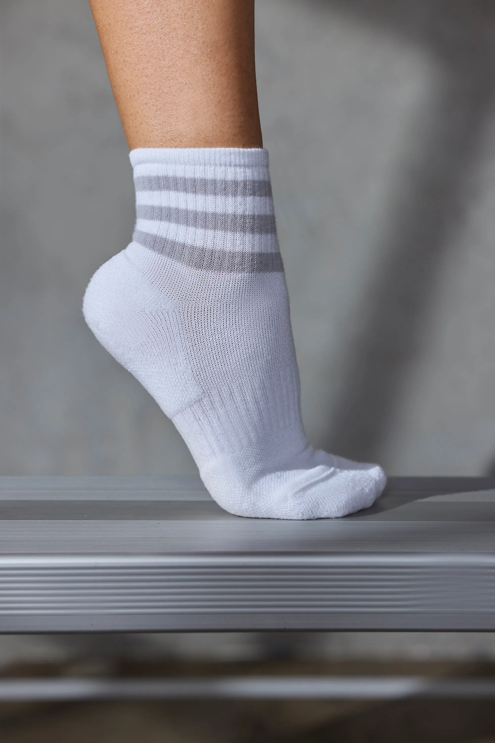 Branded Quarter Crew Sock Multipack in Multi
