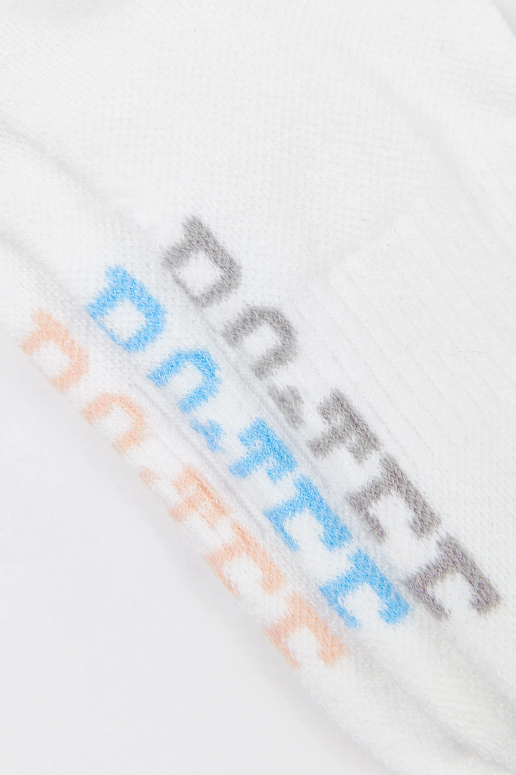 Branded Quarter Crew Sock Multipack in Multi