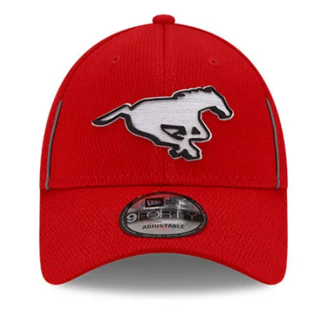 Calgary Stampeders CFL Football New Era Sideline 9Forty Red Adjustable Cap Hat