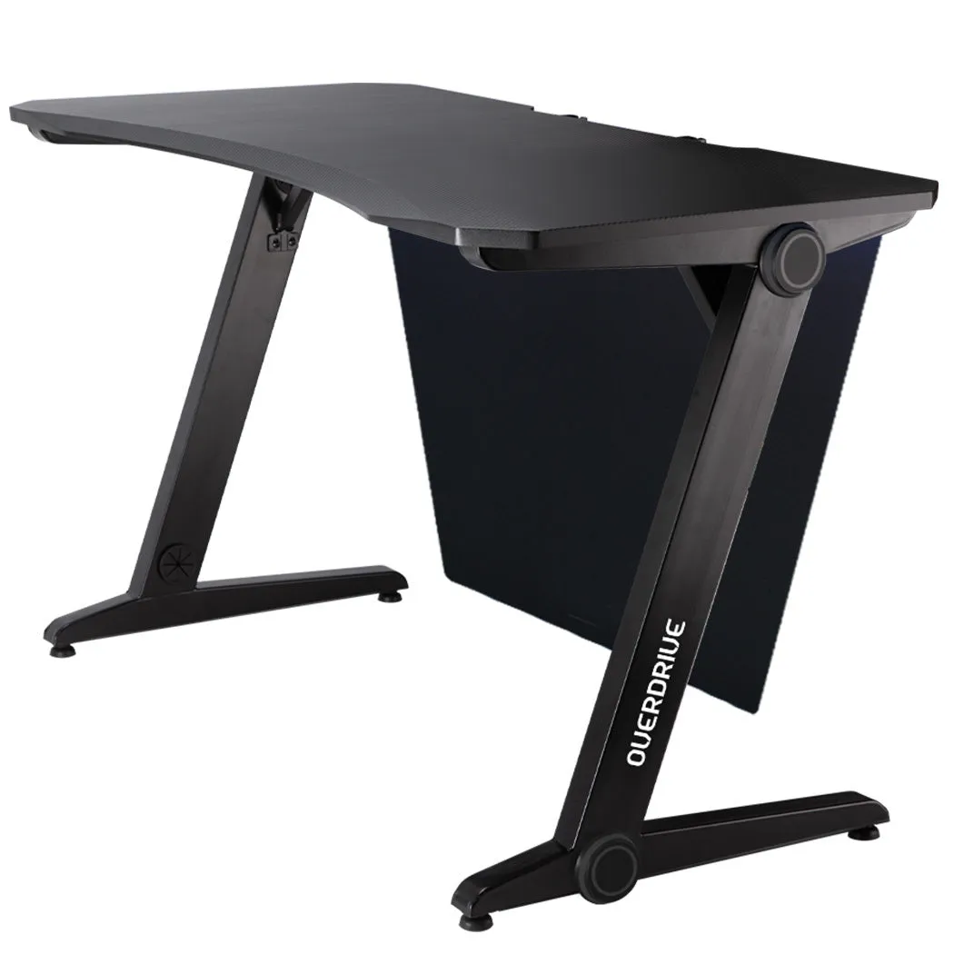 Carbon Fiber Gaming Desk, Z-Frame, Ergonomic - OVERDRIVE