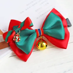 Christmas Present Bow Knot Christmas Collar