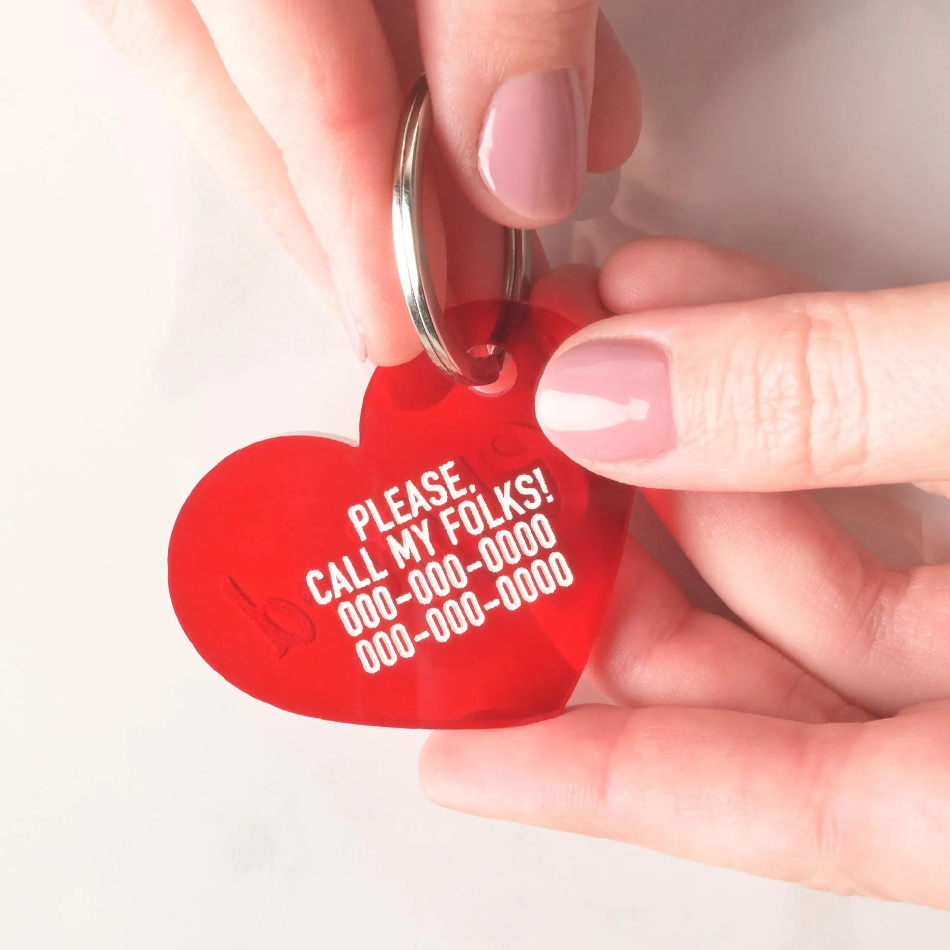 Clifford, Lucy Heart Personalized Pet Tag