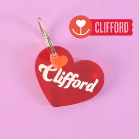 Clifford, Lucy Heart Personalized Pet Tag