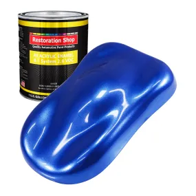 Cobalt Blue Firemist Acrylic Enamel Auto Paint - Gallon Paint Color Only - Professional Single Stage Automotive Car Truck Equipment Coating, 2.8 VOC