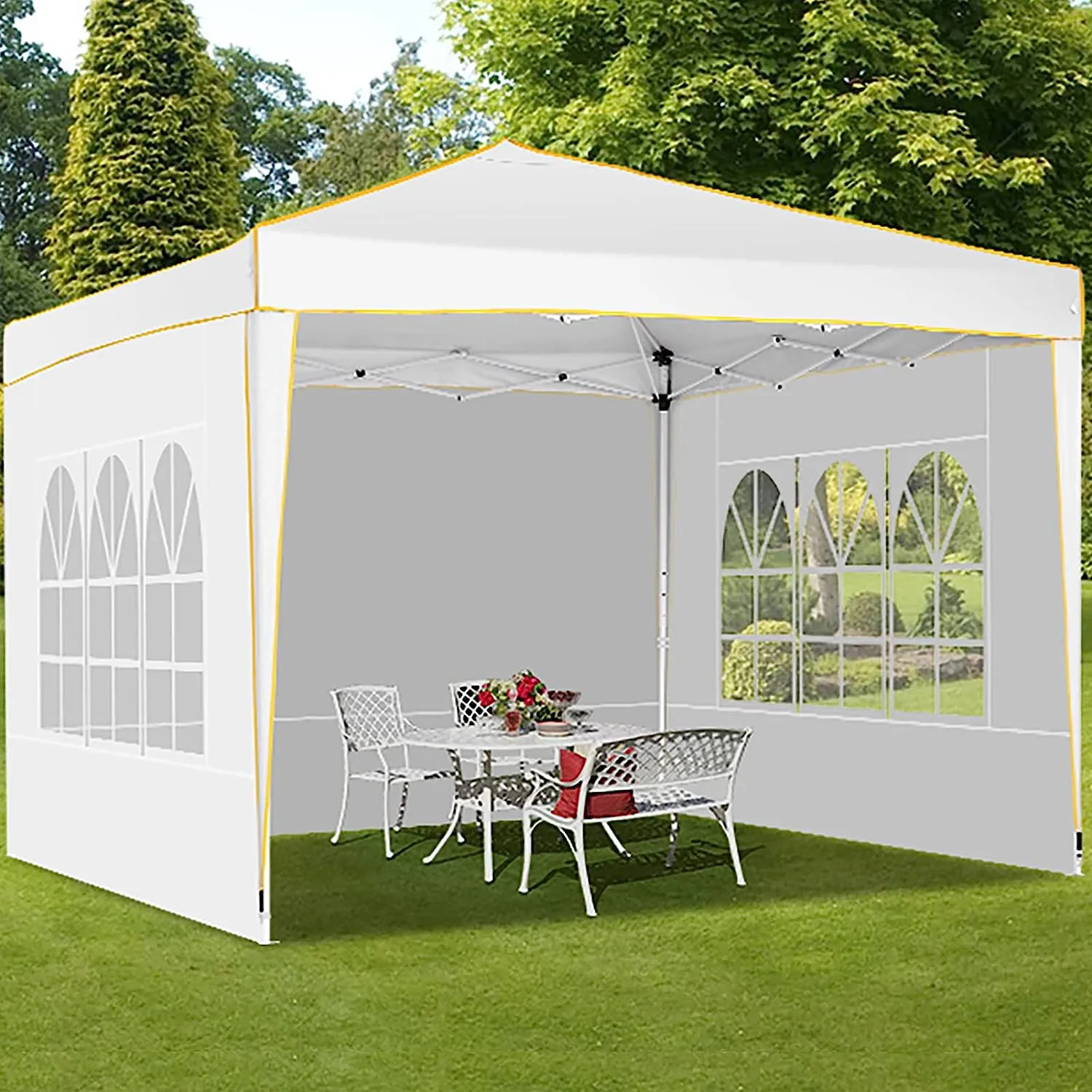 COBIZI 10x10 Pop Up Outdoor Waterproof Commercial Canopy