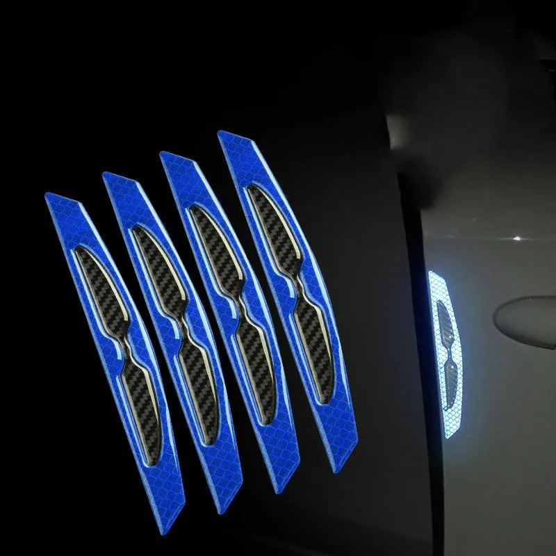 Color: Blue car door, quantity: 4pcs - Anti-collision strips