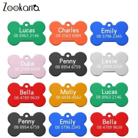 Colorful Dog ID Tags: Personalized Safety & Style for Your Pet