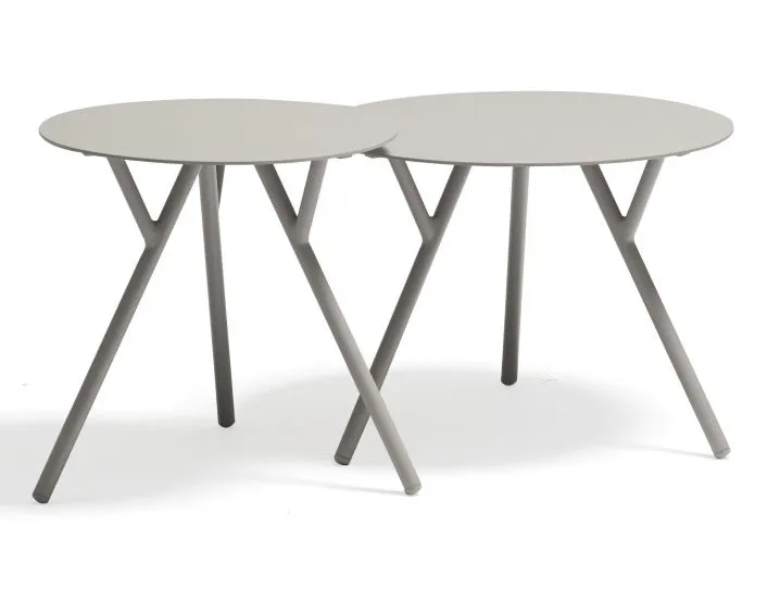 Couture Jardin | DJ | Outdoor Side Table 50-Grey White or Grey Color
