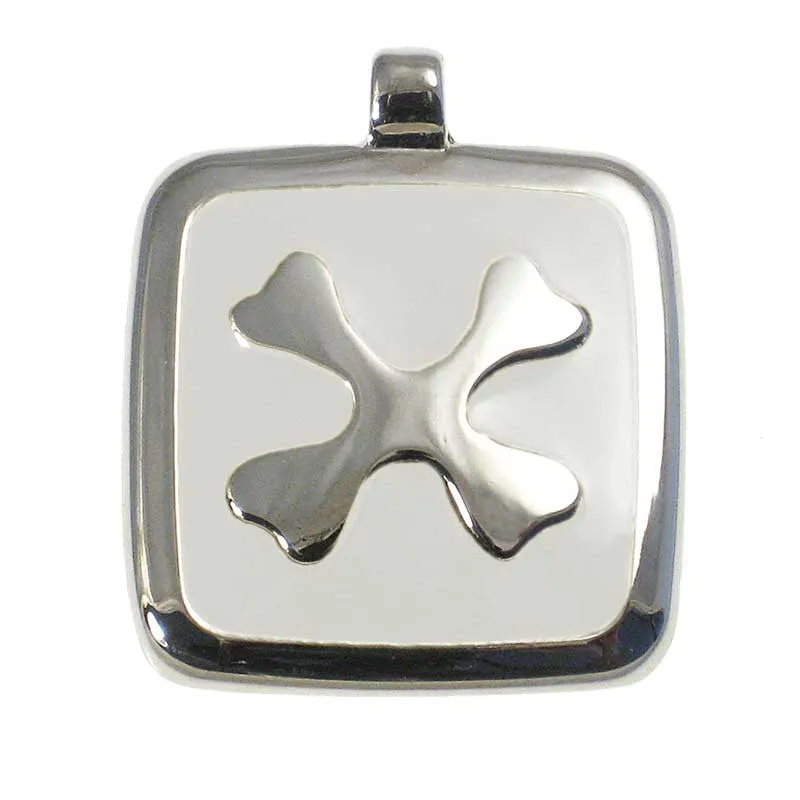 Crossed Bones Jewelry Tag