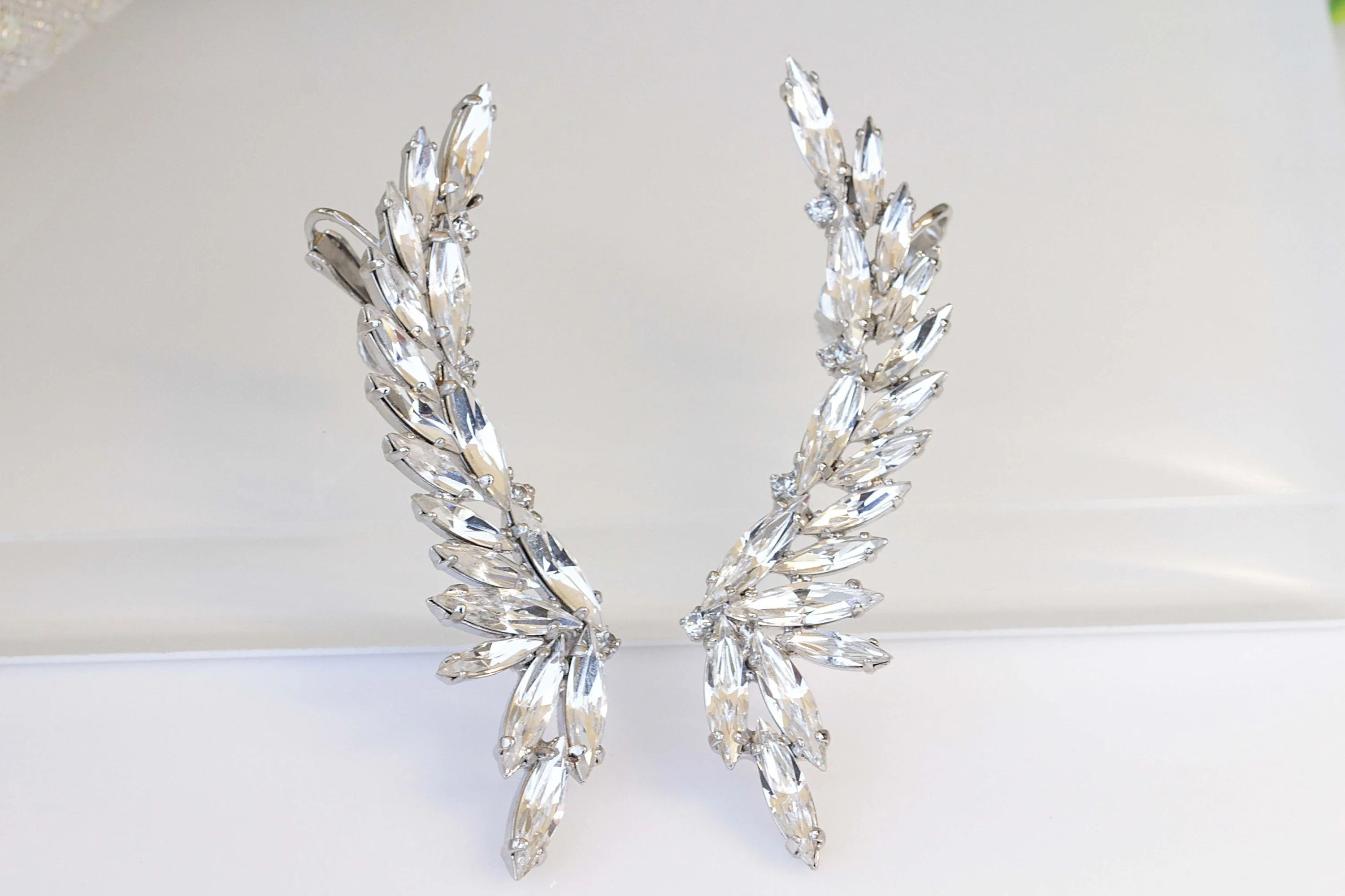 Crystal EAR CLIMBER EARRINGS
