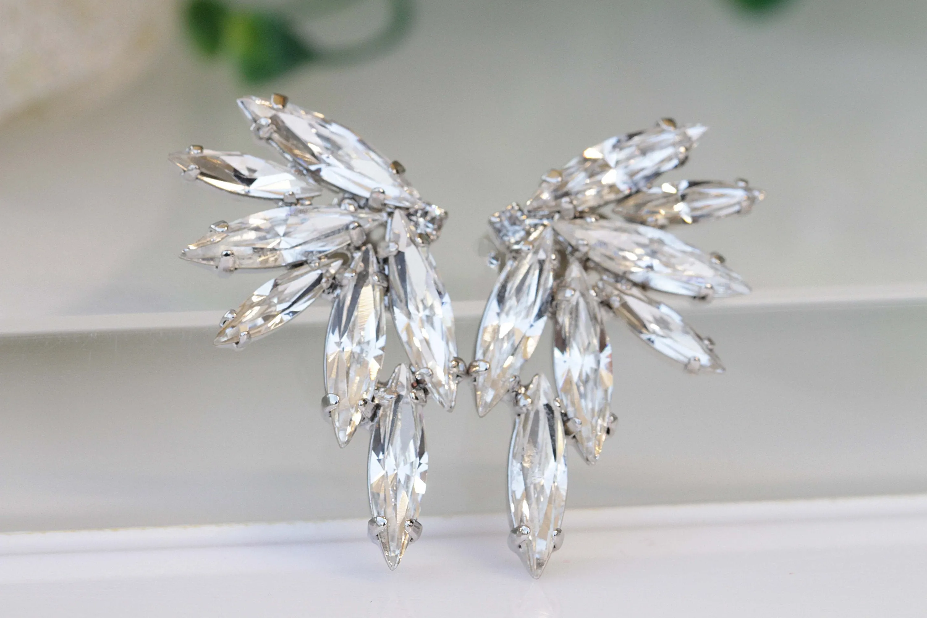 Crystal EAR CLIMBER EARRINGS