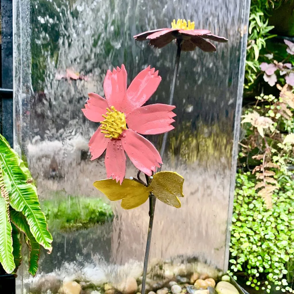 Daisy And Butterfly Garden Stake