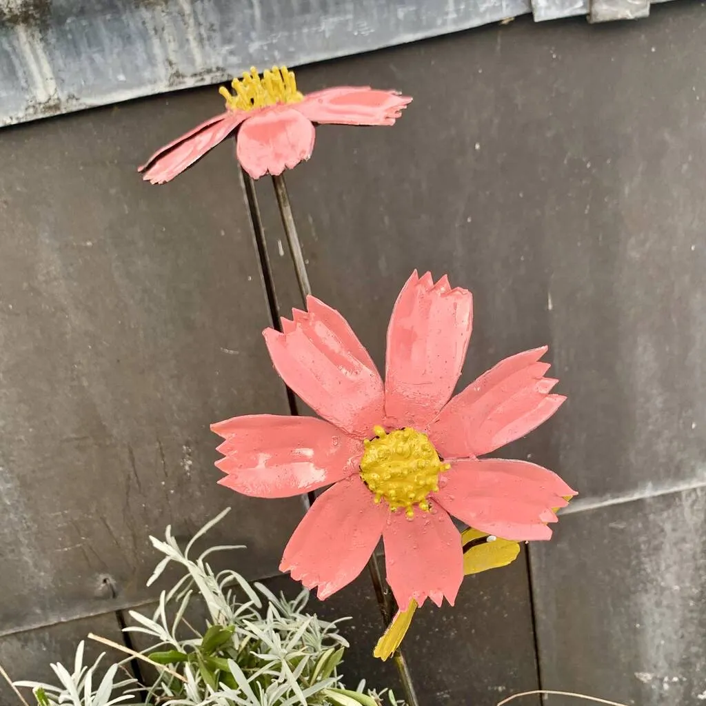 Daisy And Butterfly Garden Stake