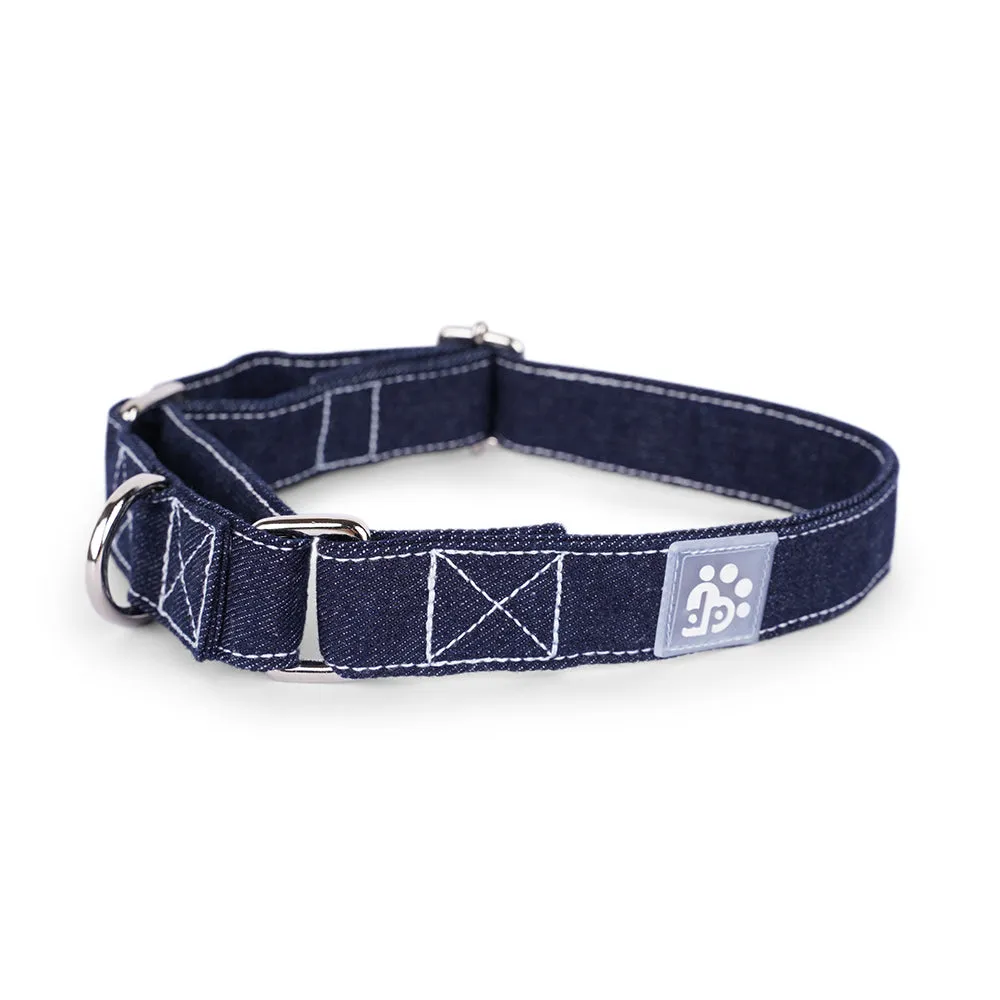 Dear Pet Denim Martingale Dog Collar