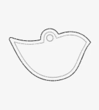 Diamante Bird Pet ID Tag