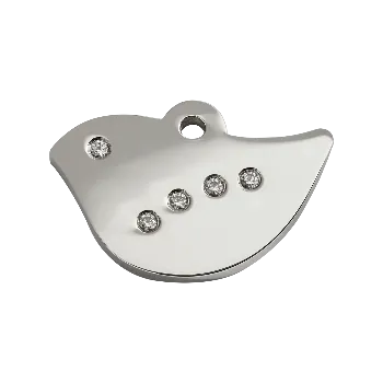 Diamante Bird Pet ID Tag