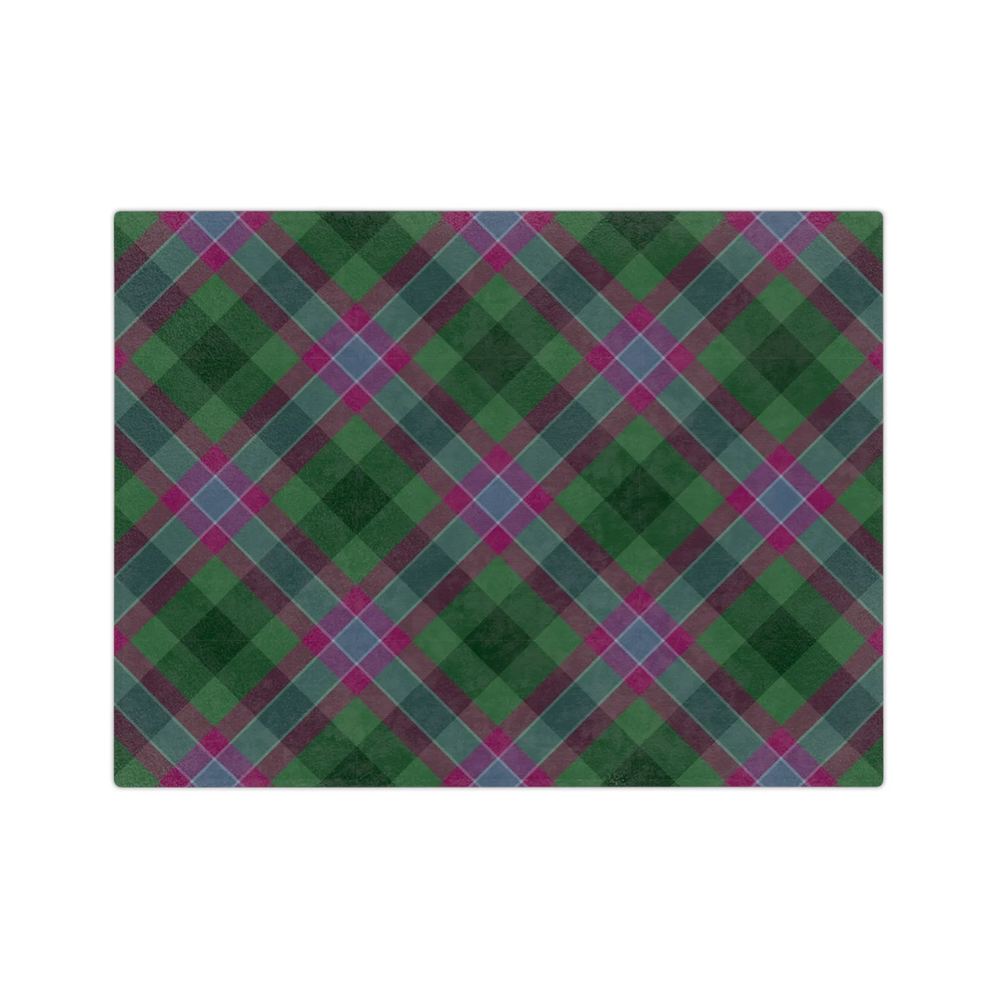 Dunans Rising Tartan Velveteen Minky Blanket