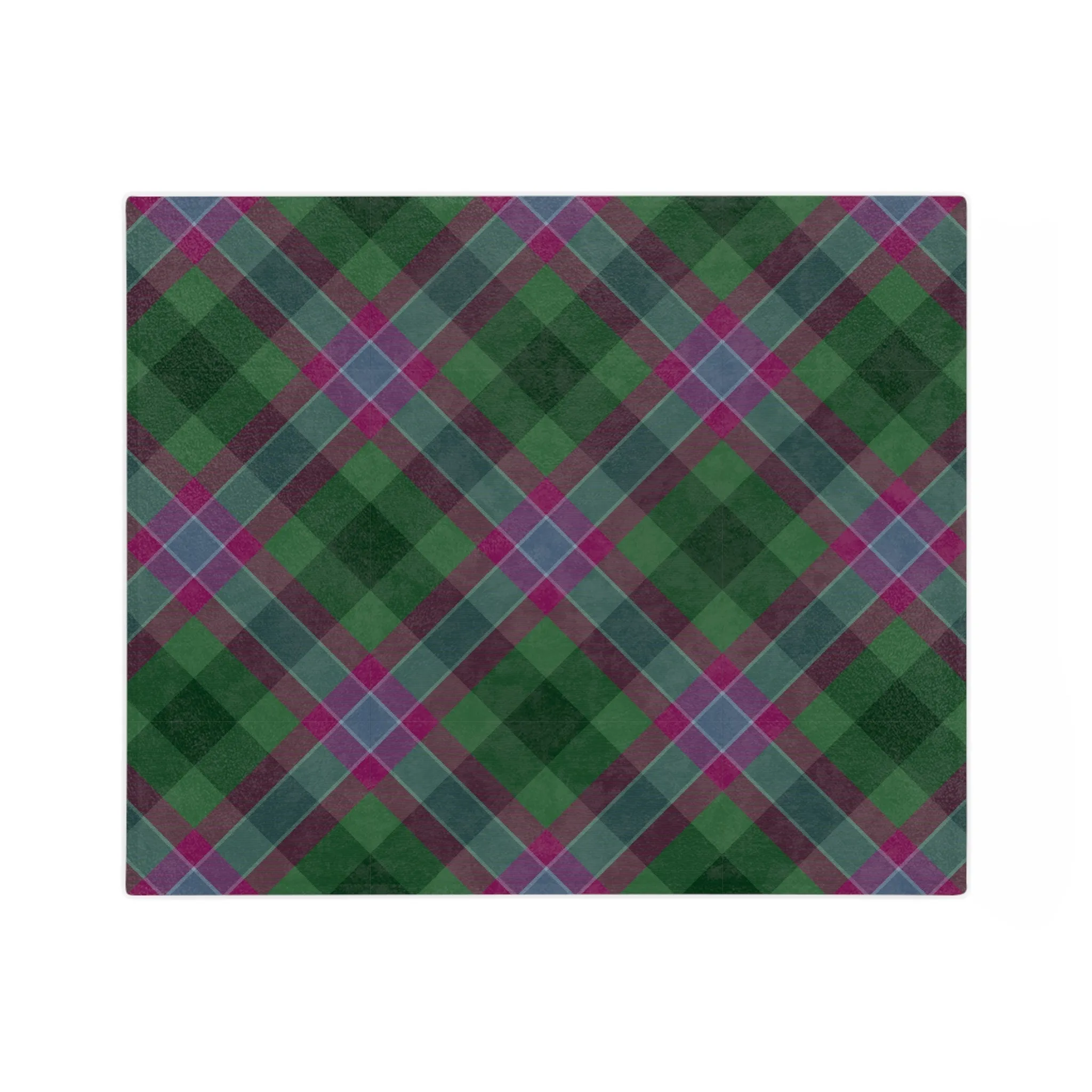 Dunans Rising Tartan Velveteen Minky Blanket