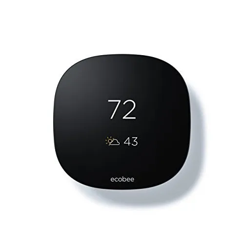 Ecobee3 Lite Thermostat, Wi-Fi, Works with Amazon Alexa