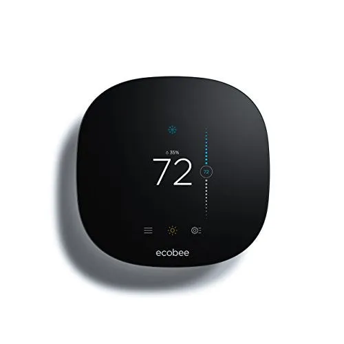 Ecobee3 Lite Thermostat, Wi-Fi, Works with Amazon Alexa