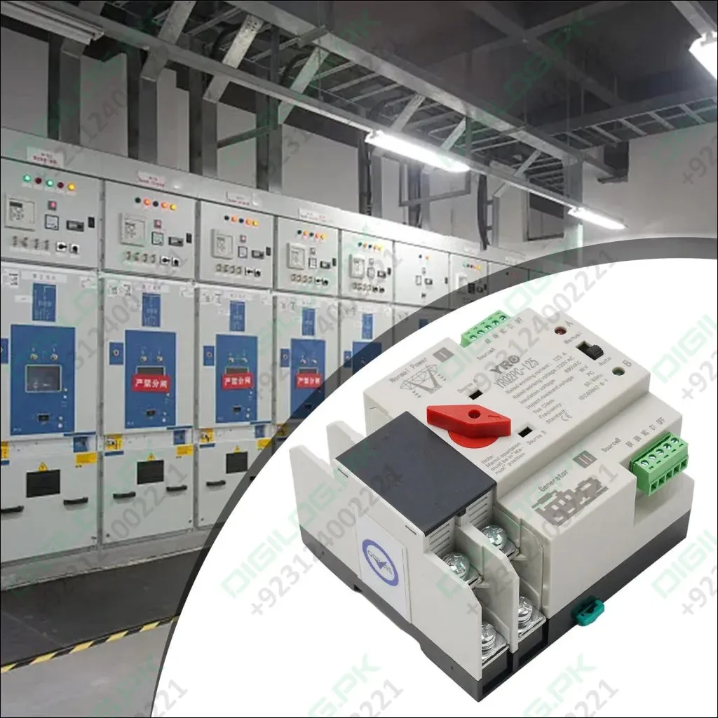 Efficient 125A Dual Power Automatic Transfer Switch for Generator Power Supply