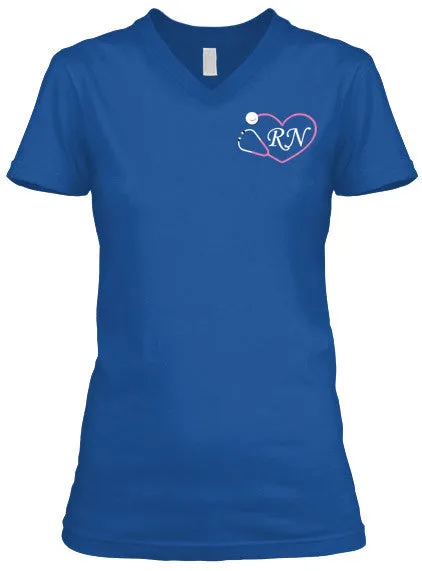 Embroidered Monogrammed RN Shirt