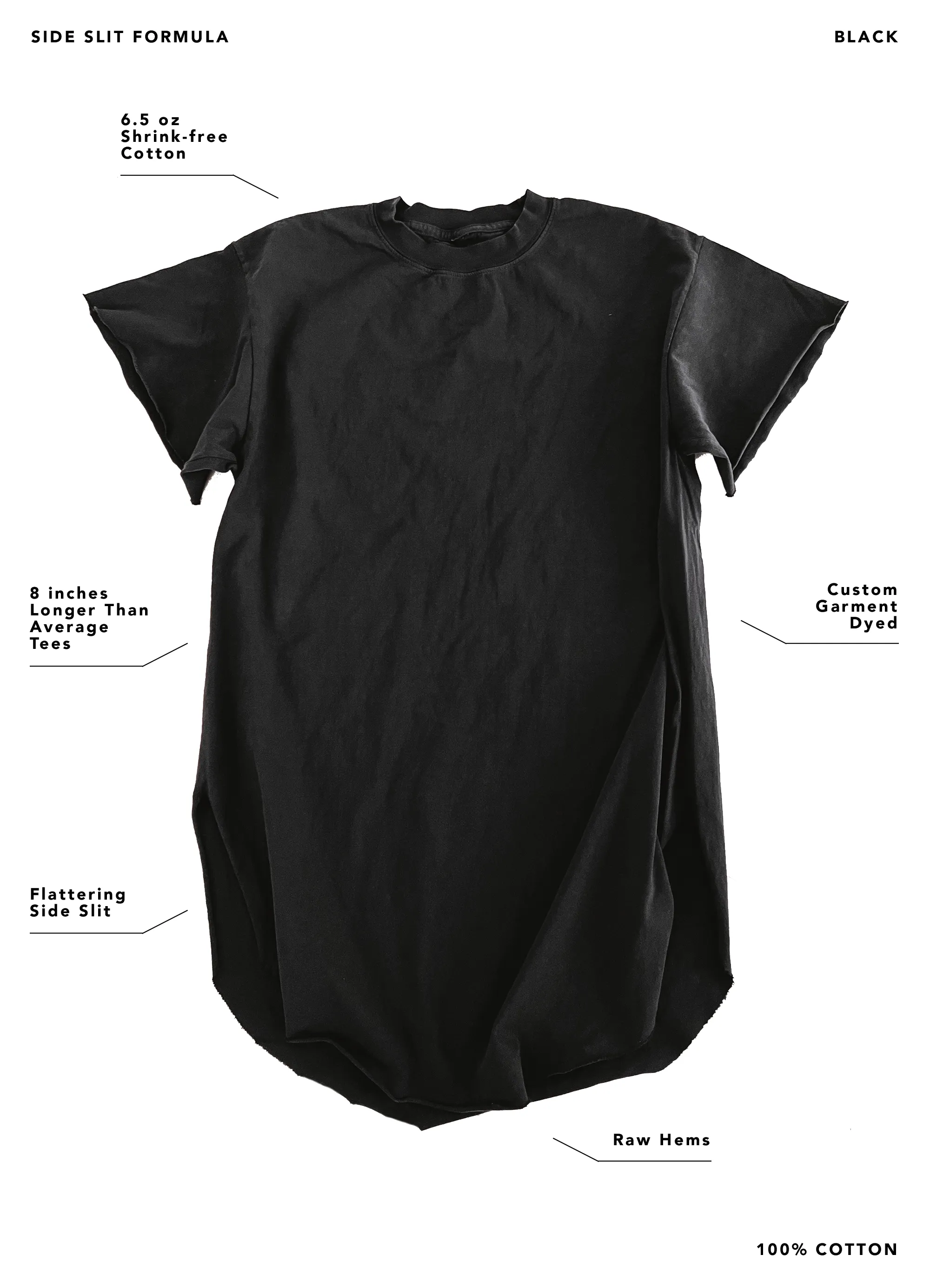 EMPATHS HAVE ALL THE FEELS SIDE SLIT TEE