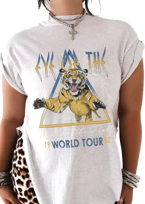 EYE OF THE TIGER SIDE SLIT TEE