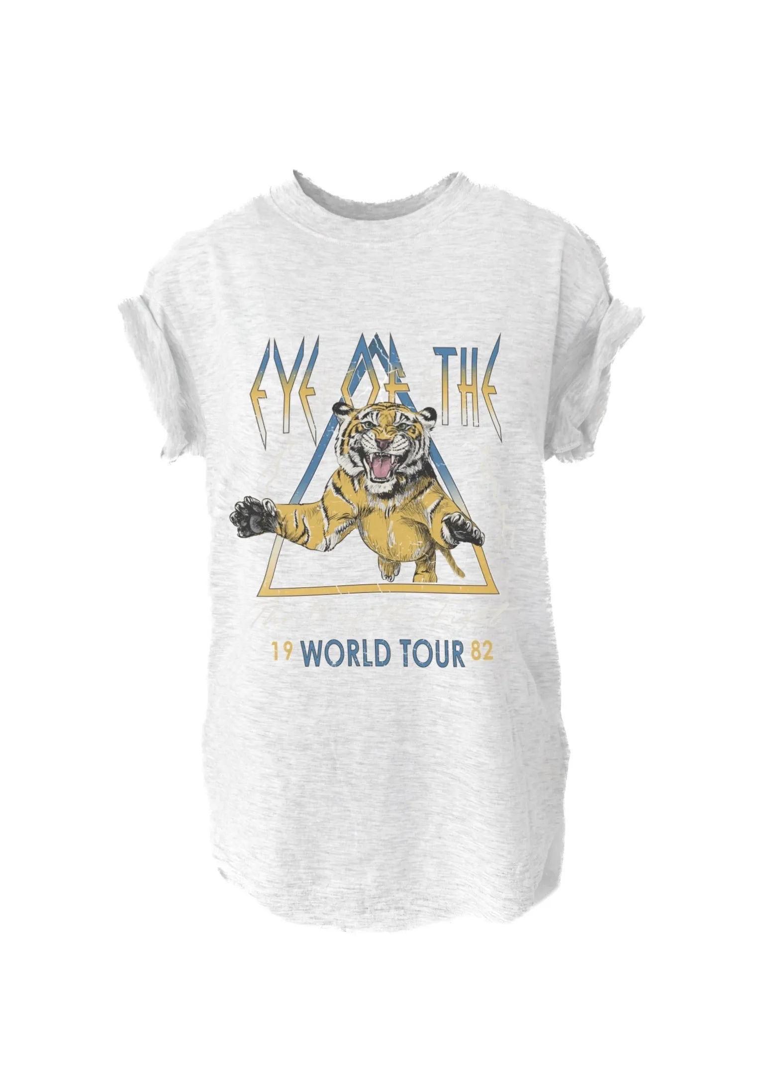 EYE OF THE TIGER SIDE SLIT TEE