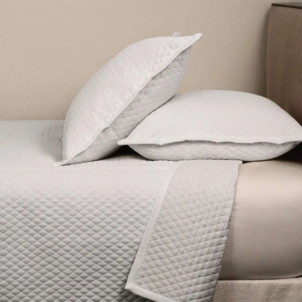 Faux Flax Ivory Coverlet Set by Ann Gish