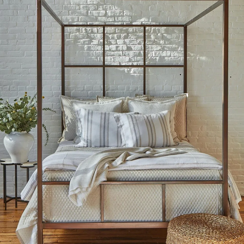 Faux Flax Pumice Coverlet Set by Ann Gish