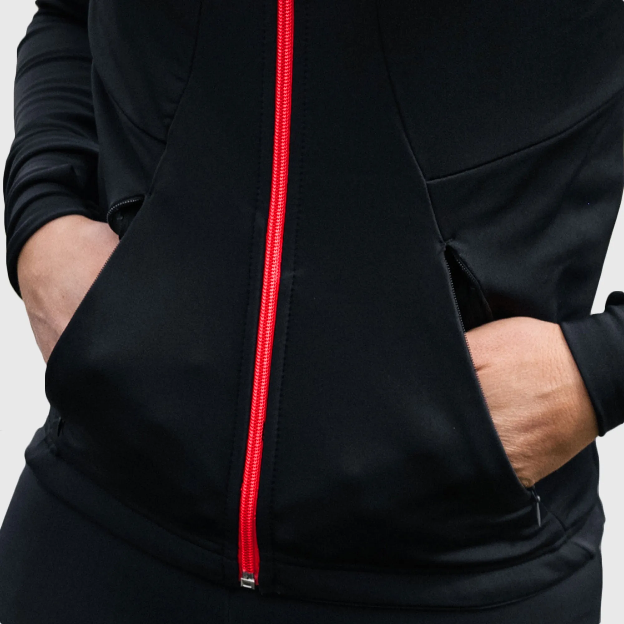 Fdx Arch Men's & Boy's Red Thermal Roubaix Long Sleeve Cycling Jersey