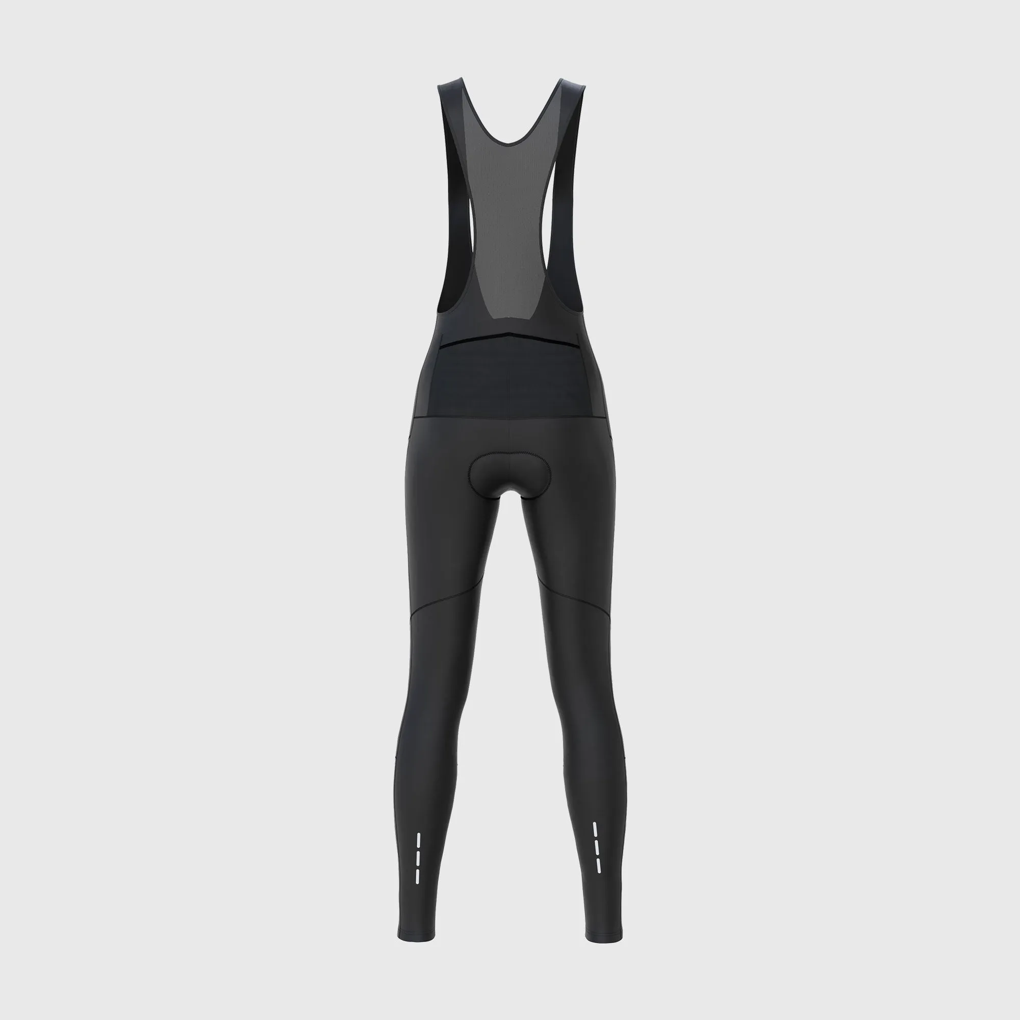 Fdx Arch Women's & Girl's Black Thermal Padded Cycling Cargo Bib Tights